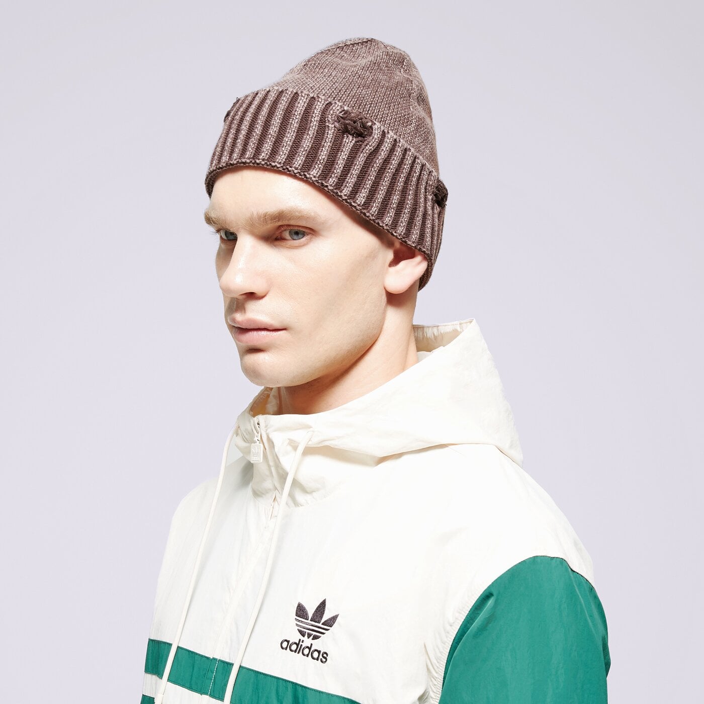 Мъжко преходно яке ADIDAS ЯКЕ WINDBREAKER iu0201 цвят зелен