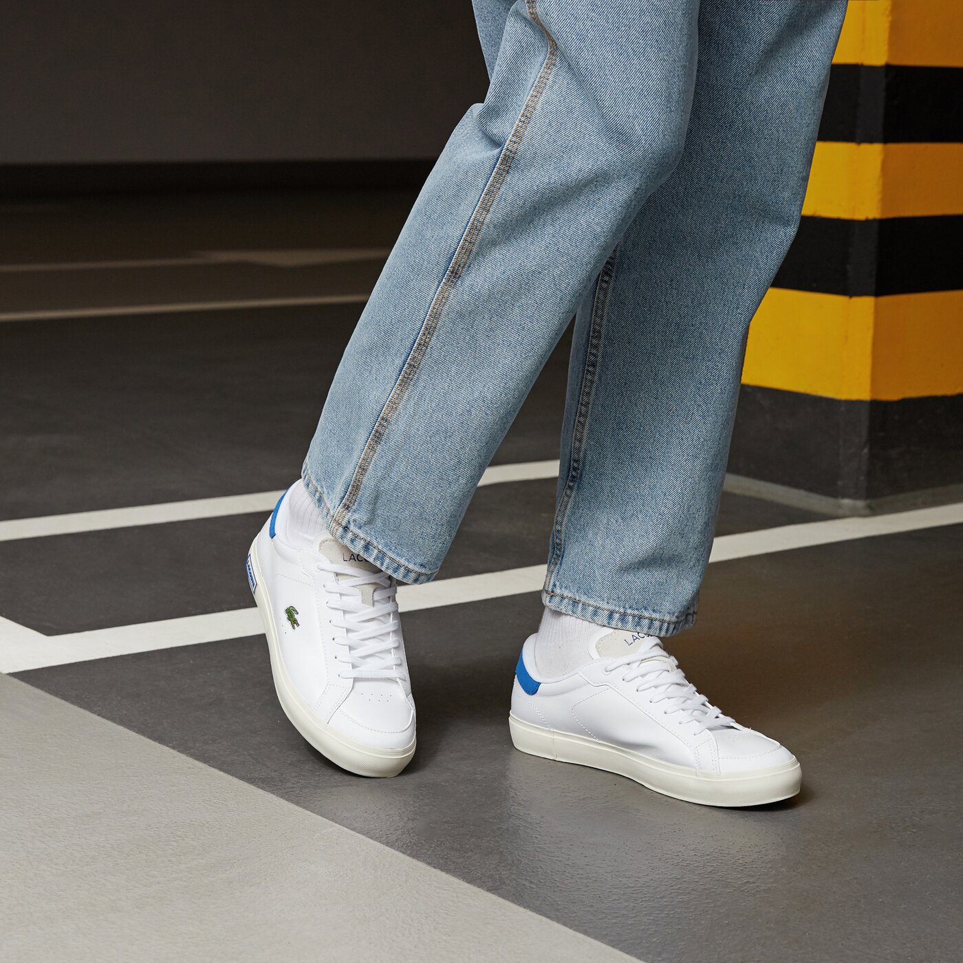 Мъжки маратонки LACOSTE POWERCOURT 123 2 SMA 745sma0042x96 цвят бял