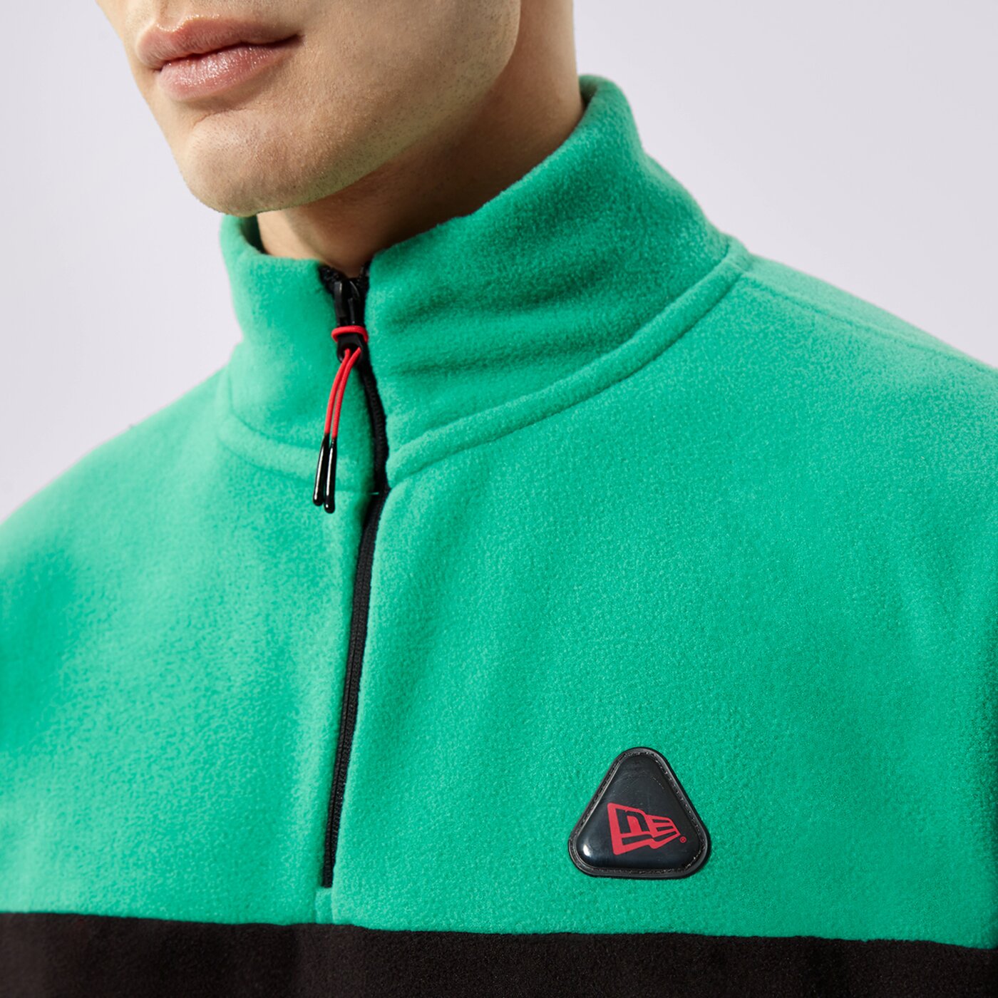 Мъжки суичър NEW ERA ПОЛАР NEW ERA COLOURBLOCK QUARTER ZIP 12893060 цвят черен