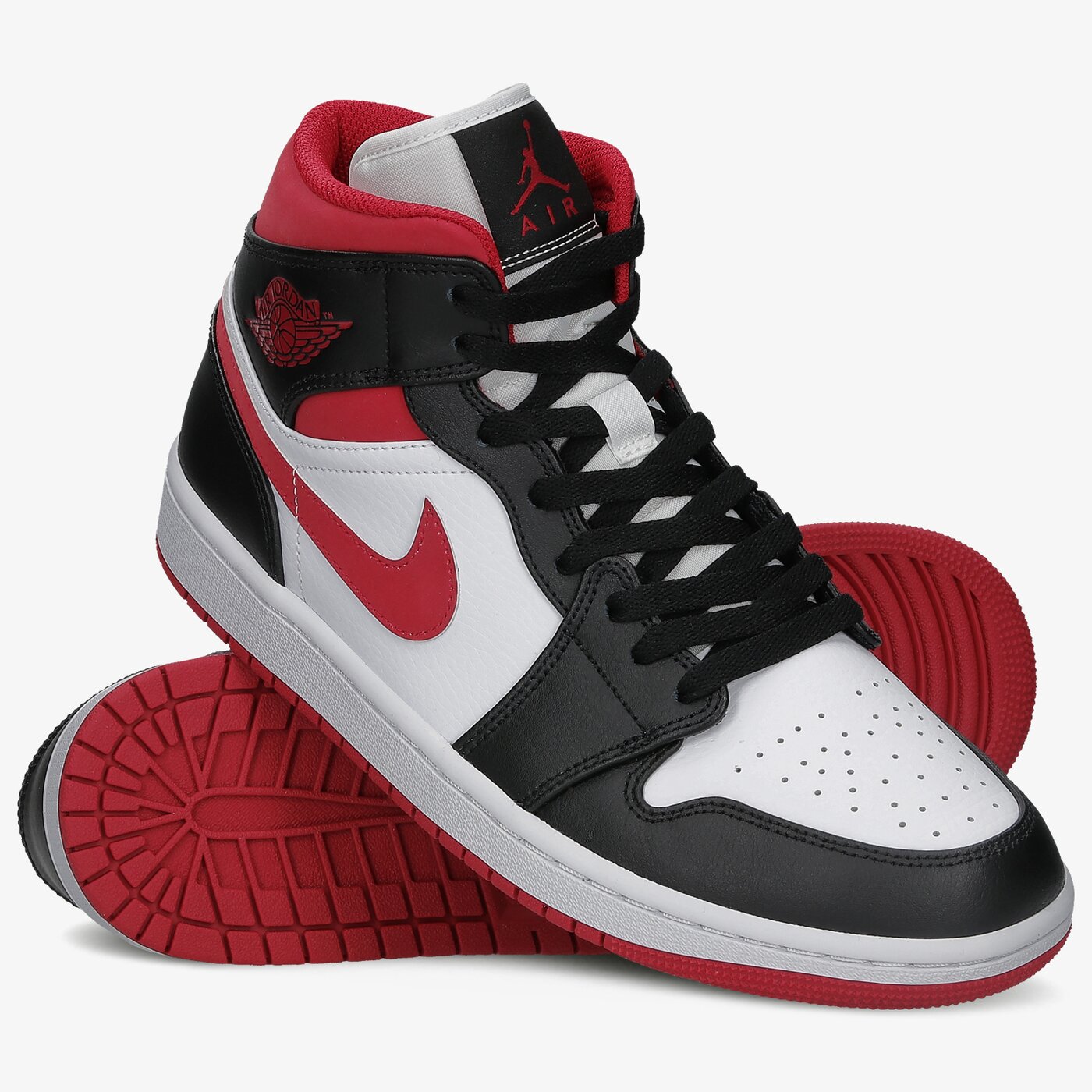 Мъжки маратонки AIR JORDAN 1 MID  554724-122 цвят черен