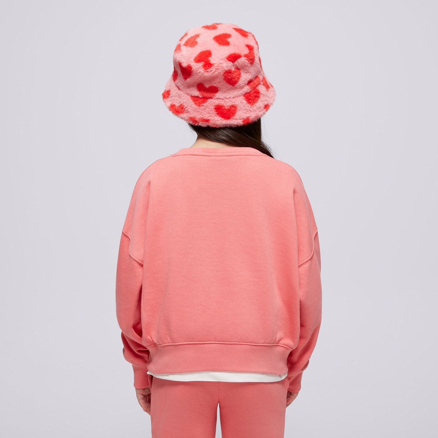 Детски суичър JORDAN СУИТЧЪР JDG BROOKYLN ESS FT CREW GIRL 45d506-a0y цвят розов