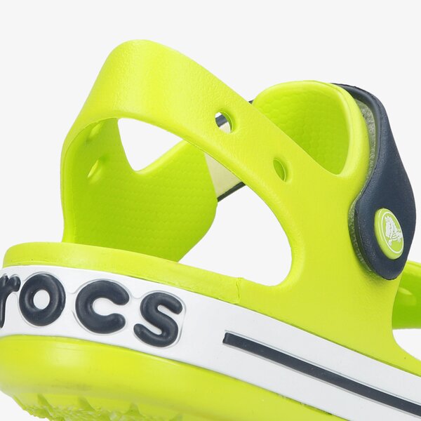 Детски чехли и сандали CROCS CROCBAND SANDAL KIDS 128563txk цвят зелен