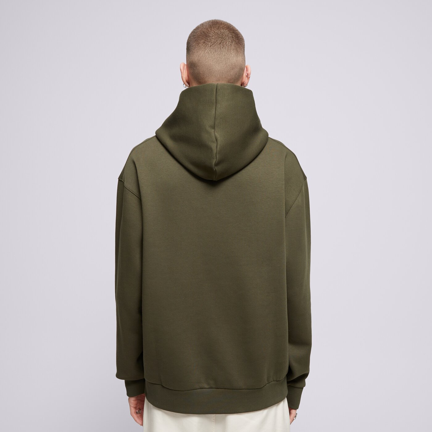 Мъжки суичър CHAMPION СУИТЧЪР С КАЧУЛКА HOODED SWEATSHIRT 220423gs508 цвят каки