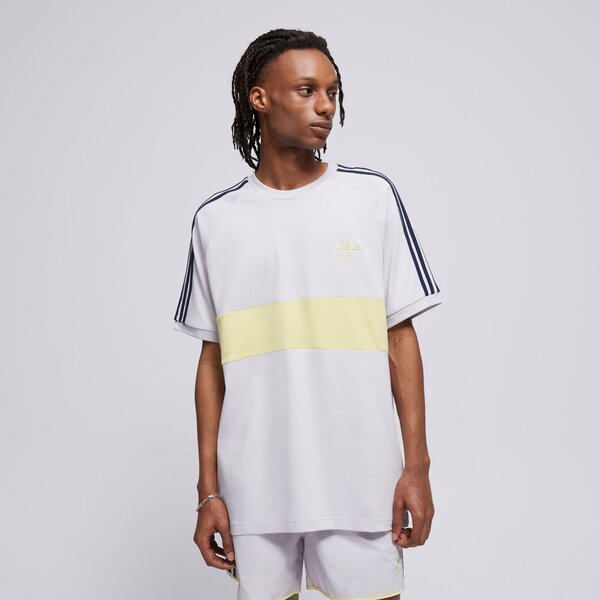 Мъжка тениска ADIDAS ТЕНИСКА 3S PANEL TEE jd4278 цвят виолетов