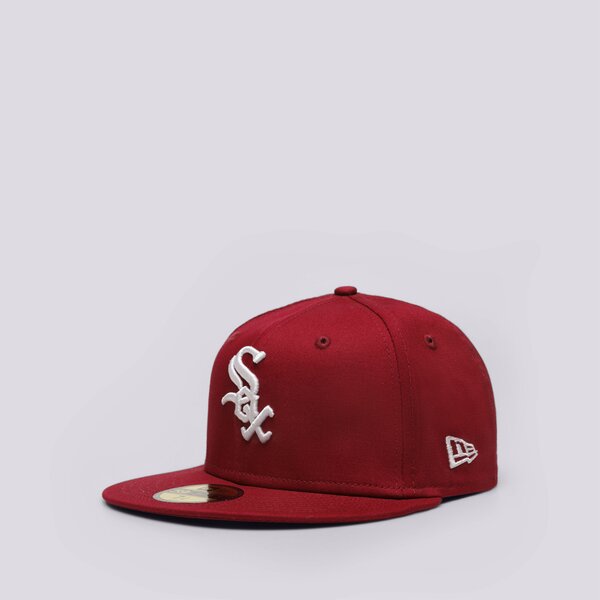 Мъжка шапка с козирка NEW ERA ШАПКА LE 5950 WHITE SOX CHICAGO WHITE SOX 60364430 цвят бордо