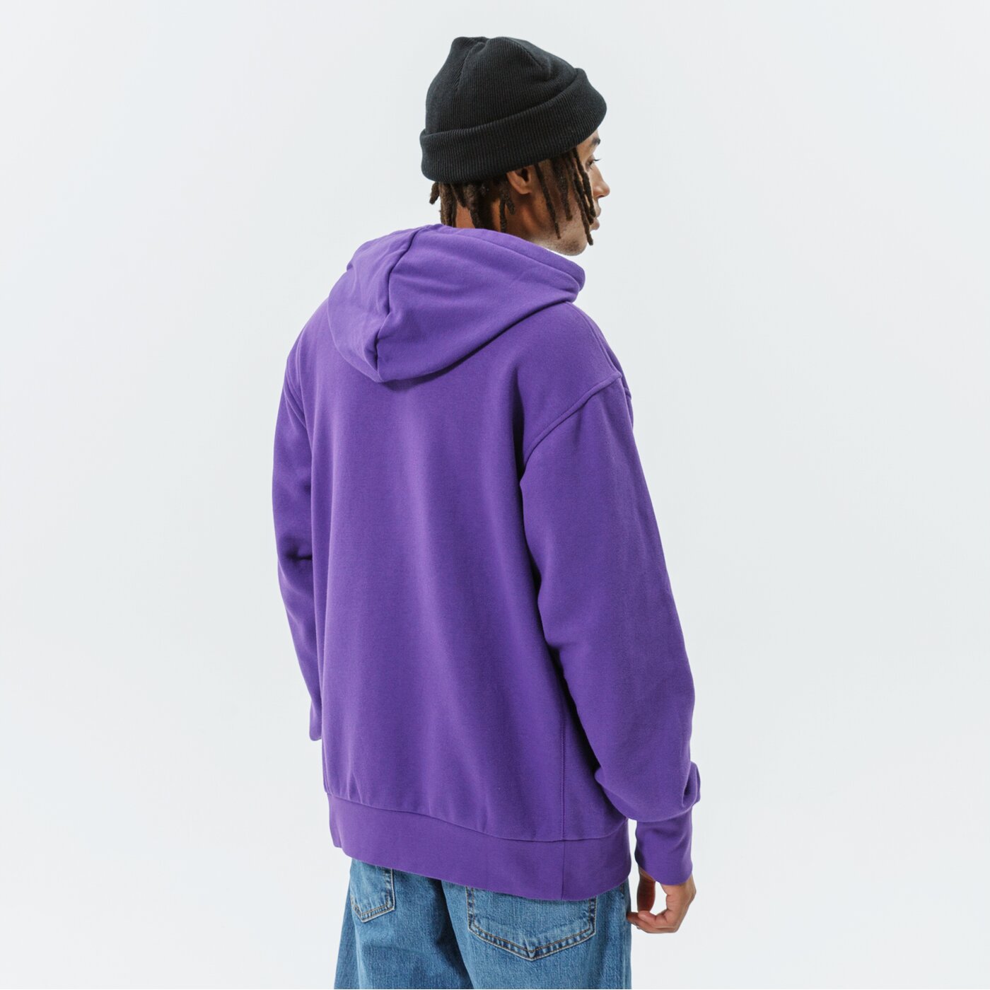 Мъжки суичър NIKE СУИТЧЪР С КАЧУЛКА LAL M NK PO FLC ESSNTL NBA db1835-504 цвят виолетов