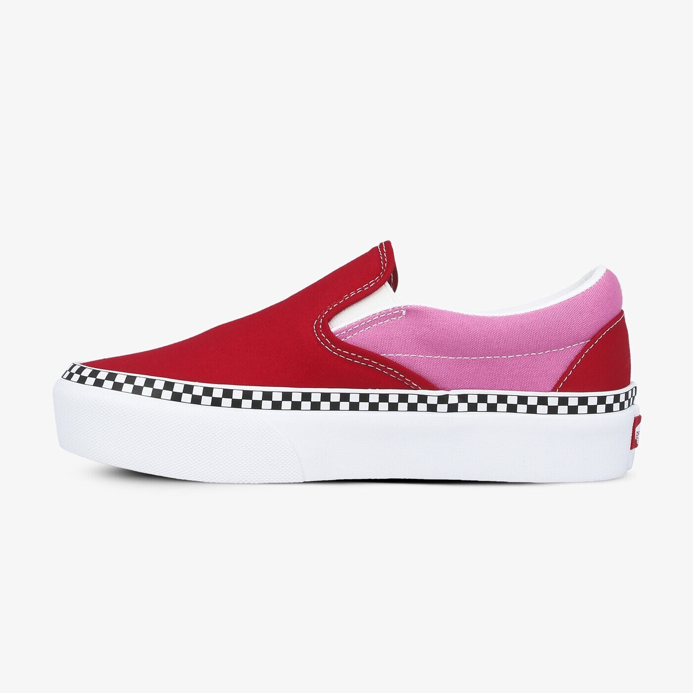 Дамски маратонки VANS UA CLASSIC SLIP-ON PLATFORM vn0a3jezwvx1 цвят червен