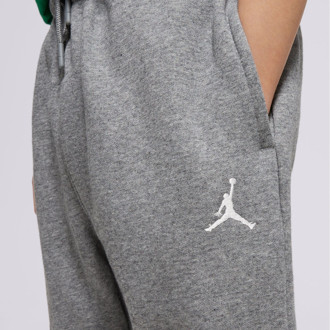Детски панталони JORDAN ПАНТАЛОНИ MJ BROOKLYN FLC ESS PANT BOY 9bd234-geh цвят сив