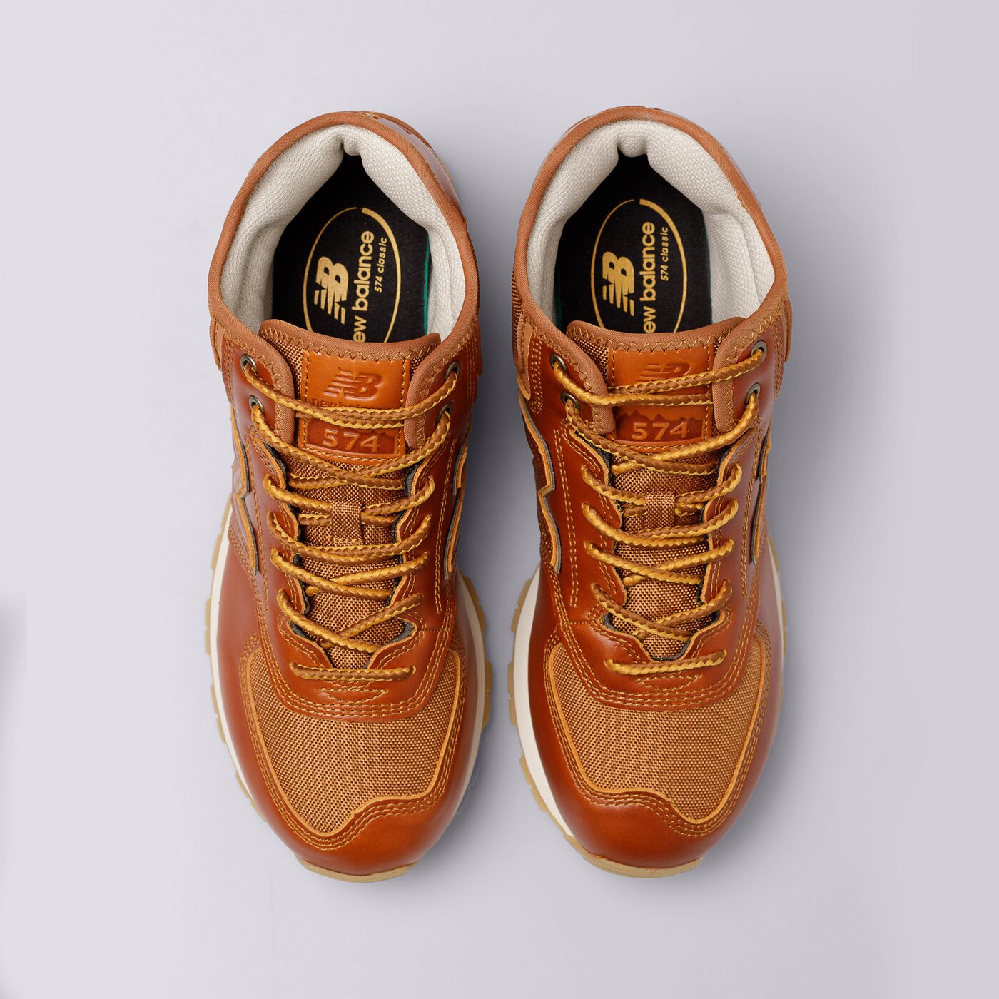 Мъжки зимни обувки NEW BALANCE 574  u574hbb цвят кафяв