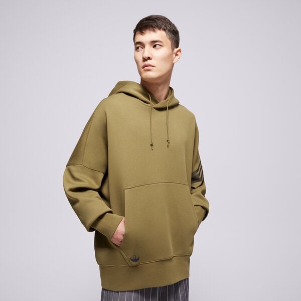 Мъжки суичър ADIDAS СУИТЧЪР С КАЧУЛКА NEU C HD hz3739 цвят каки