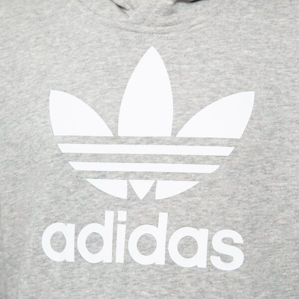 Детски суичър ADIDAS СУИТЧЪР С КАЧУЛКА TREFOIL HOODIE BOY ge1979 цвят сив