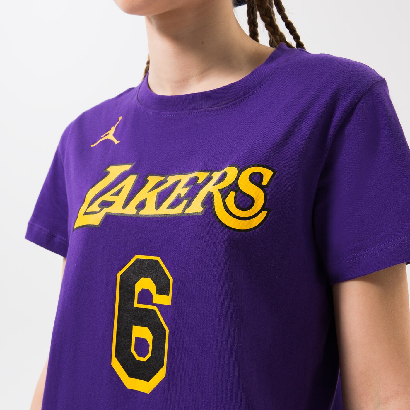 Дамска тениска NIKE ТЕНИСКА LAL W NK ES STMT NN TEE NBA dv6345-504 цвят виолетов