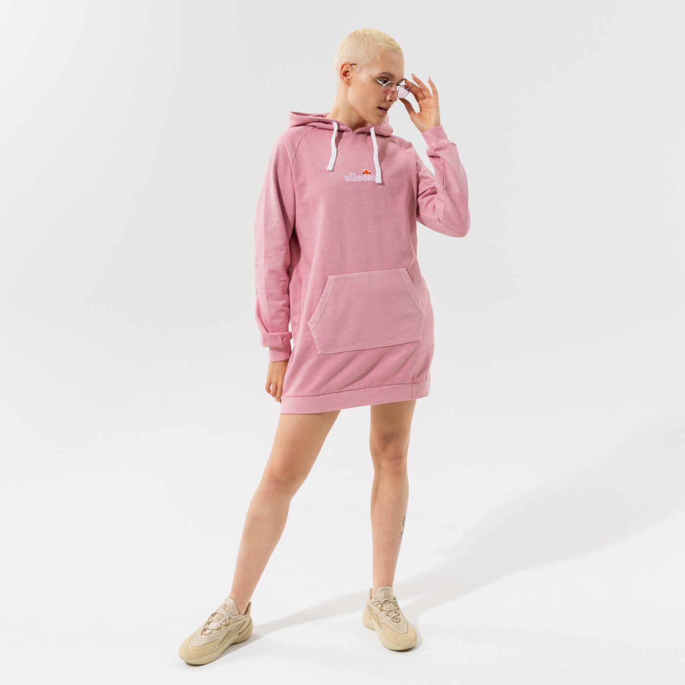 Дамски суичър ELLESSE СУИТЧЪР С КАЧУЛКА TRIPHALA АНЦУГS PINK sgk13152814 цвят розов