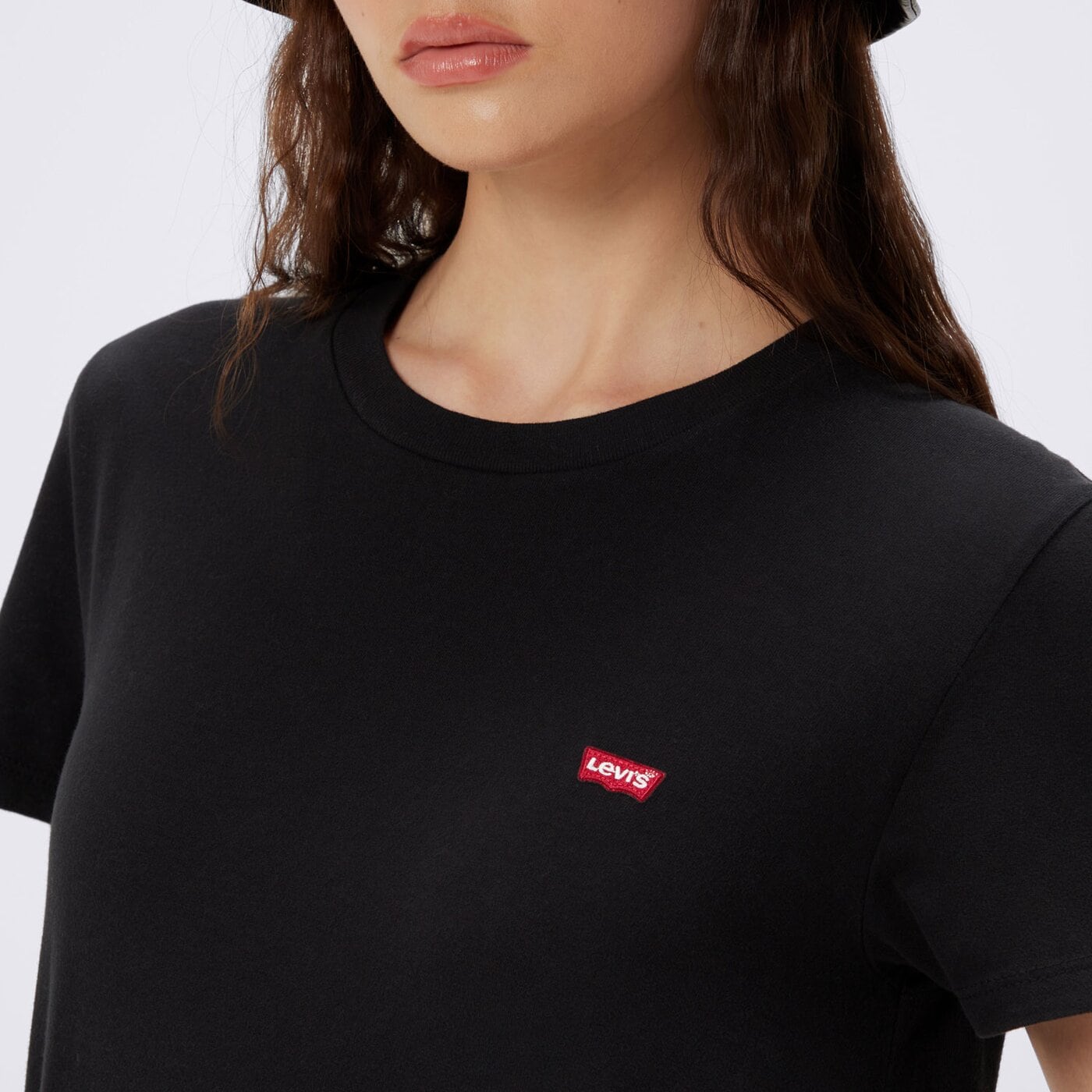 Дамска тениска LEVI'S ТЕНИСКА PERFECT TEE 39185-0008 цвят черен