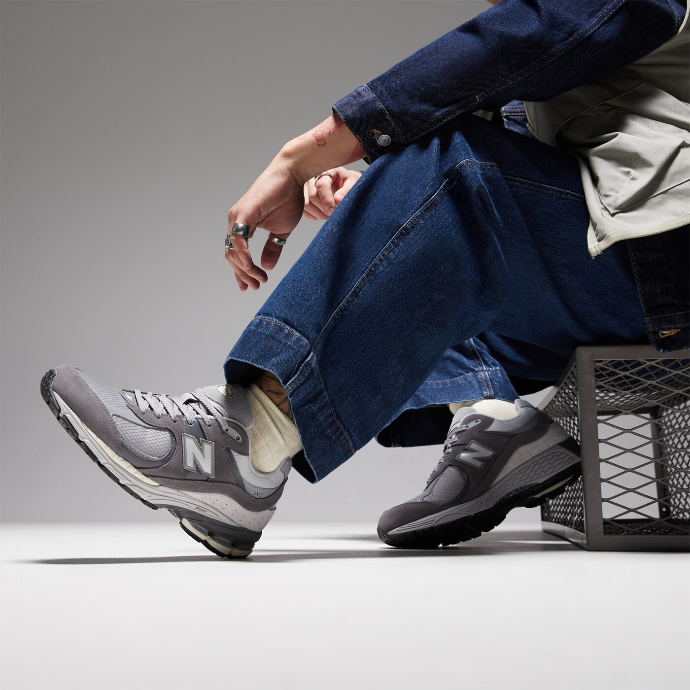 Мъжки маратонки NEW BALANCE 2002R  u2002rtf цвят сив