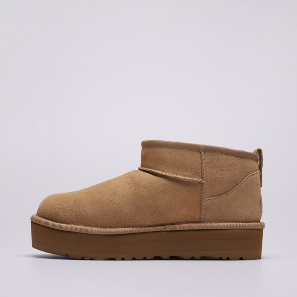 Детски кежуал UGG KIDS' CLASSIC ULTRA MINI PLATFORM 1157791k-san цвят кафяв