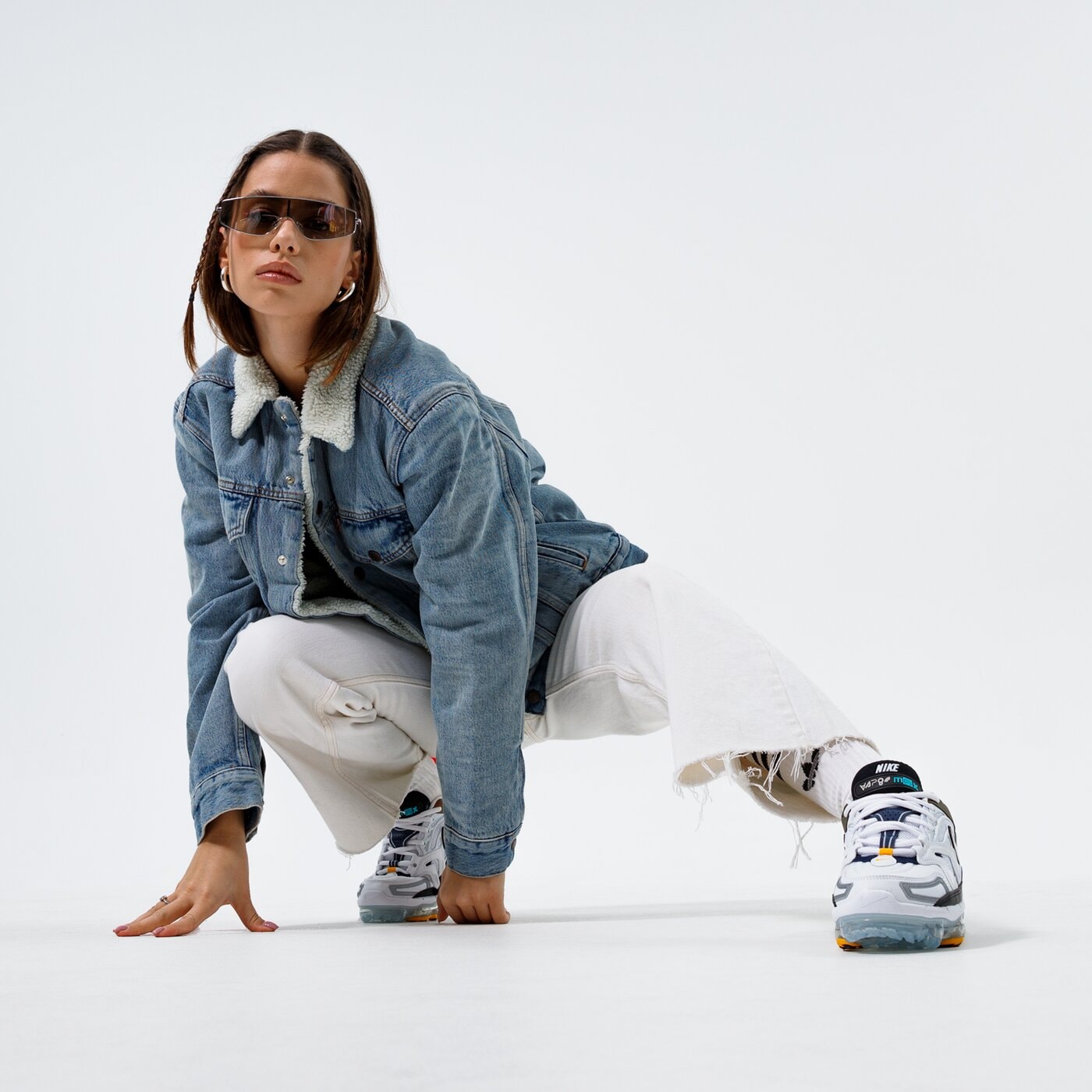 Дамско зимно яке LEVI'S ЯКЕ ЗИМНО EX BF SHERPA TRUCKER 361370026 цвят син