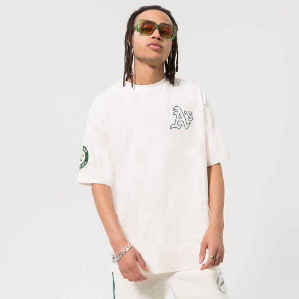 Мъжка тениска NEW ERA ТЕНИСКА HERITAGE OS ATHLETICS OAKLAND ATHLETICS 60332214 цвят бял