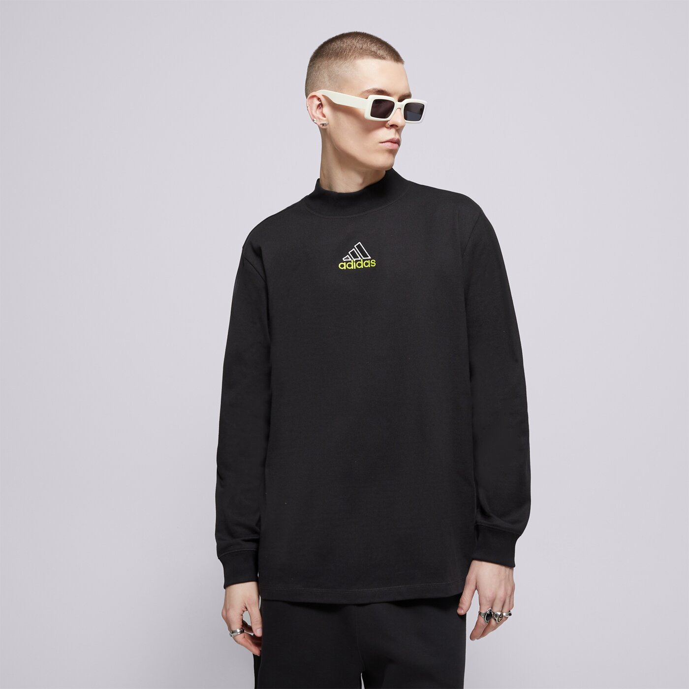 Мъжки суичър ADIDAS СУИТЧЪР LS MOCK NECK Q1 jd5401 цвят черен