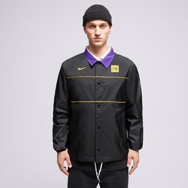 Мъжко преходно яке NIKE ЯКЕ LAL MNK JKT LTWT CTS NBA dx9839-010 цвят черен