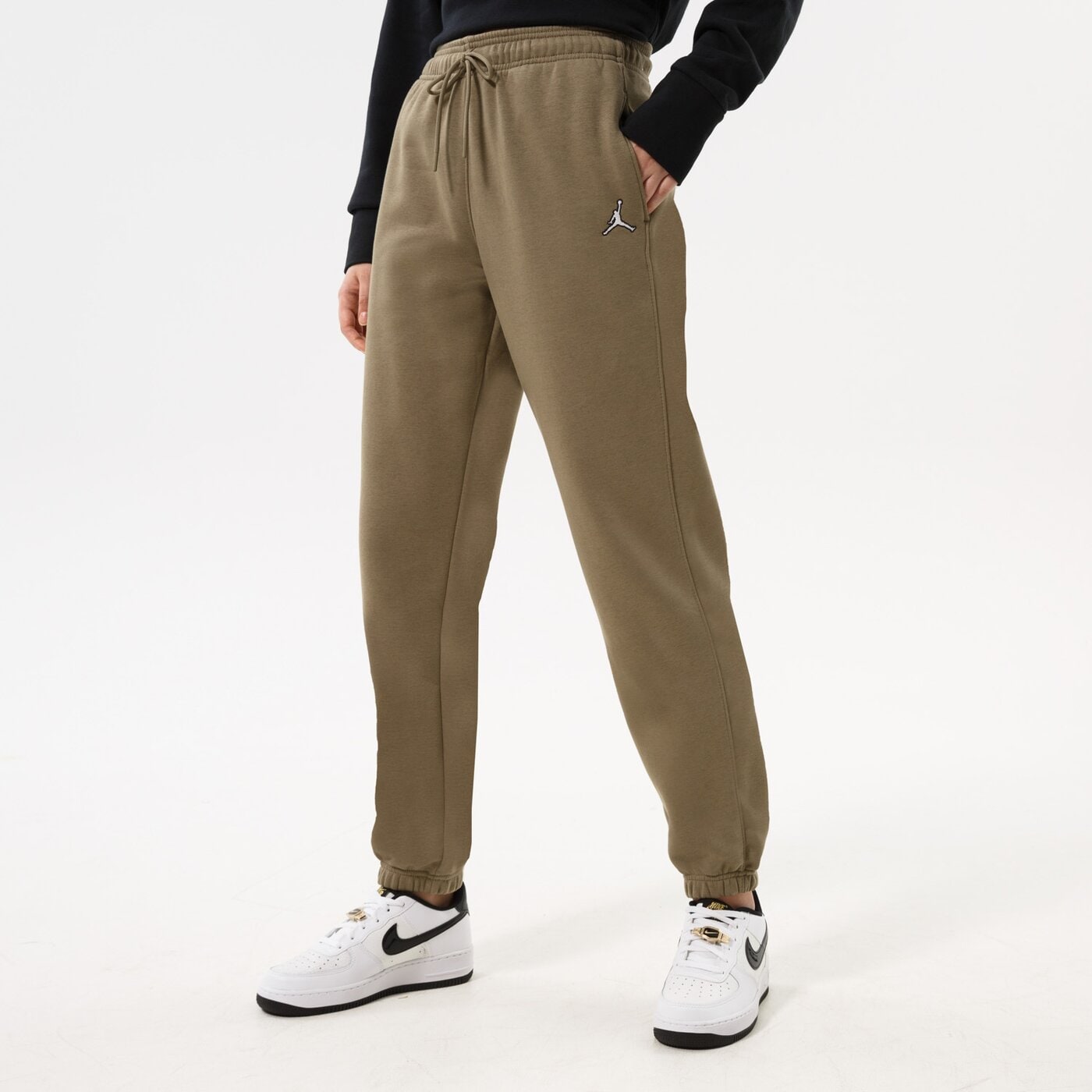 Дамски панталони JORDAN ПАНТАЛОНИ W J BRKLN FLC PANT dq4478-351 цвят зелен