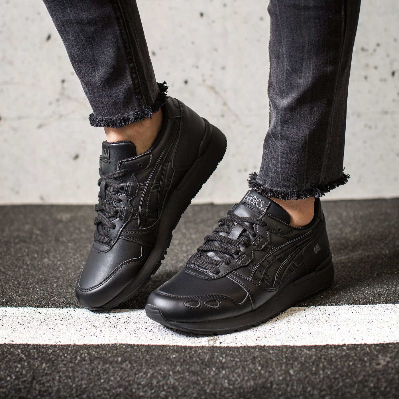 Детски маратонки ASICS GEL-LYTE GS 1194a016001 цвят черен