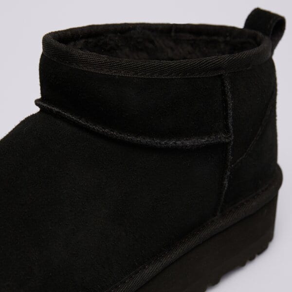 Детски кежуал UGG KIDS' CLASSIC ULTRA MINI PLATFORM 1157791k-blk цвят черен