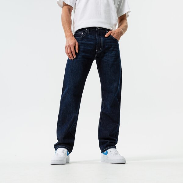 Мъжки панталони LEVI'S ПАНТАЛОНИ SILVERTAB STRAIGHT a3666-0001 цвят тъмносин