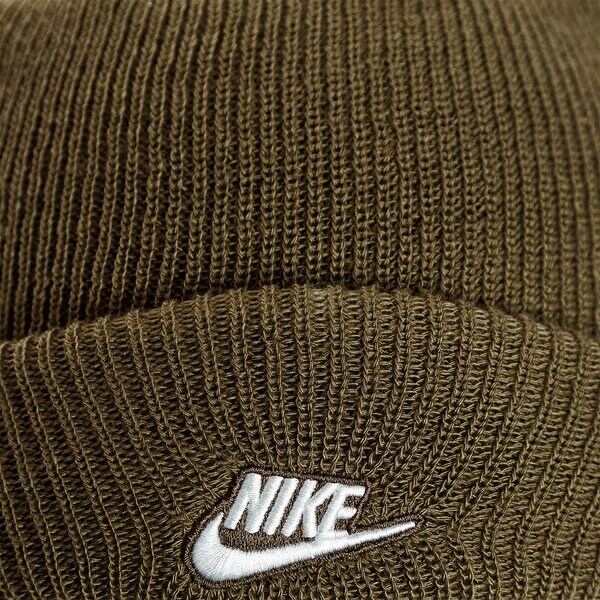 Дамска зимна шапка NIKE ЗИМНА ШАПКА U NSW CUFFED BEANIE 3 IN 1 ci3232-222 цвят каки