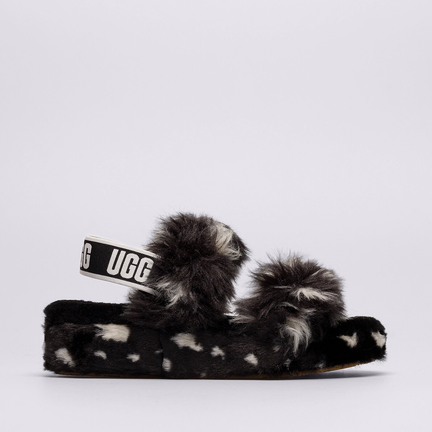 Дамски чехли и сандали UGG OH YEAH SPOTS 1118165-black цвят черен