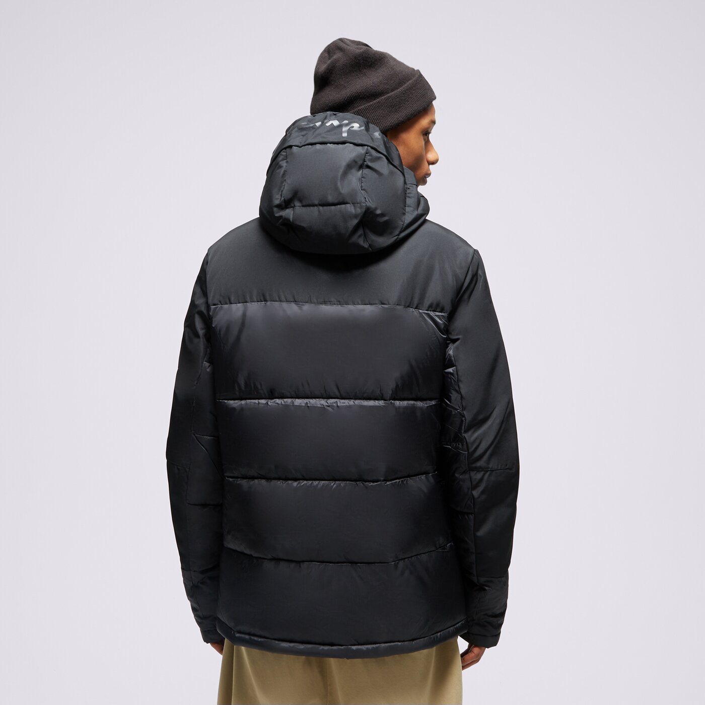 Мъжко зимно яке CHAMPION ЯКЕ ПУХЕН HOODED JACKET 219190kk001 цвят черен