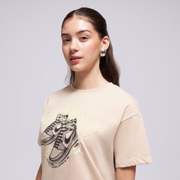 Детска тениска JORDAN ТЕНИСКА JDG JORDAN AJ1 ROOKIE SS TEE GIRL 45f262-x5c цвят бежов