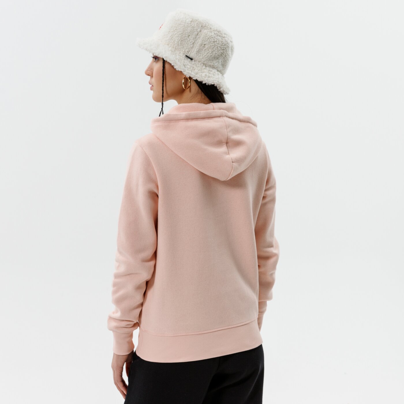 Дамски суичър CHAMPION СУИТЧЪР С КАЧУЛКА HOODED SWEATSHIRT 113207ps157 цвят розов