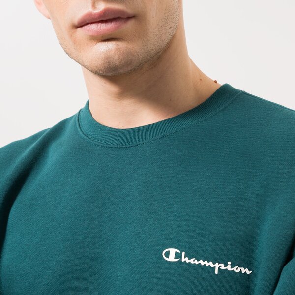 Мъжки суичър CHAMPION СУИТЧЪР CREWNECK SWEATSHIRT 218288gs549 цвят зелен