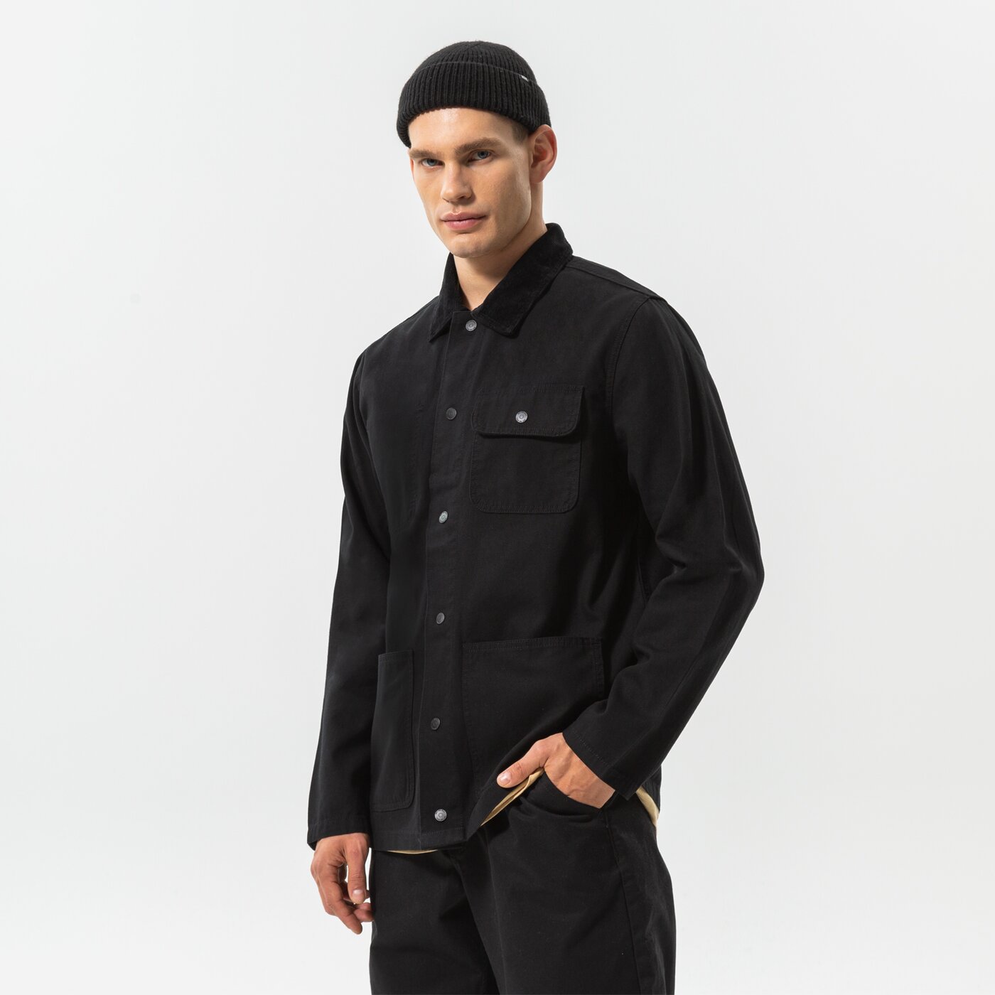 Мъжко зимно яке VANS ЯКЕ MN DRILL CHORE COAT vn0a3wf1blk1 цвят черен