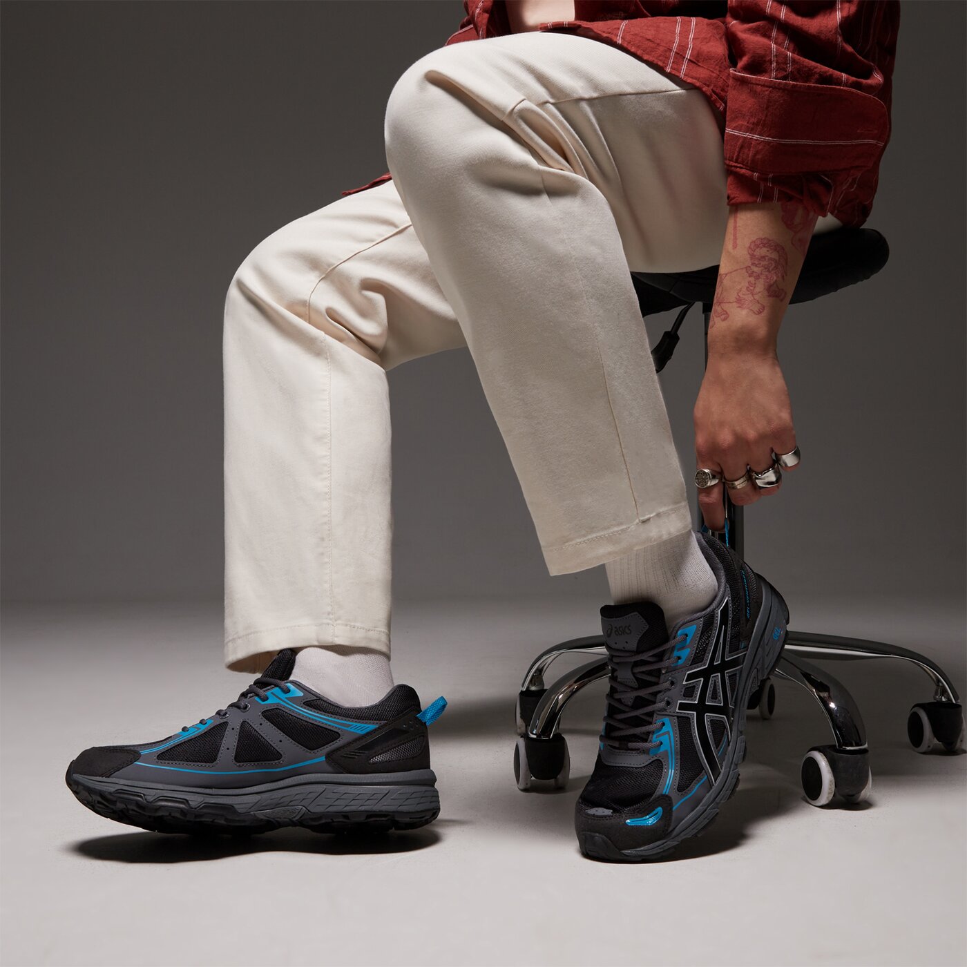 Мъжки маратонки ASICS GEL-VENTURE 6 1203a438003 цвят черен