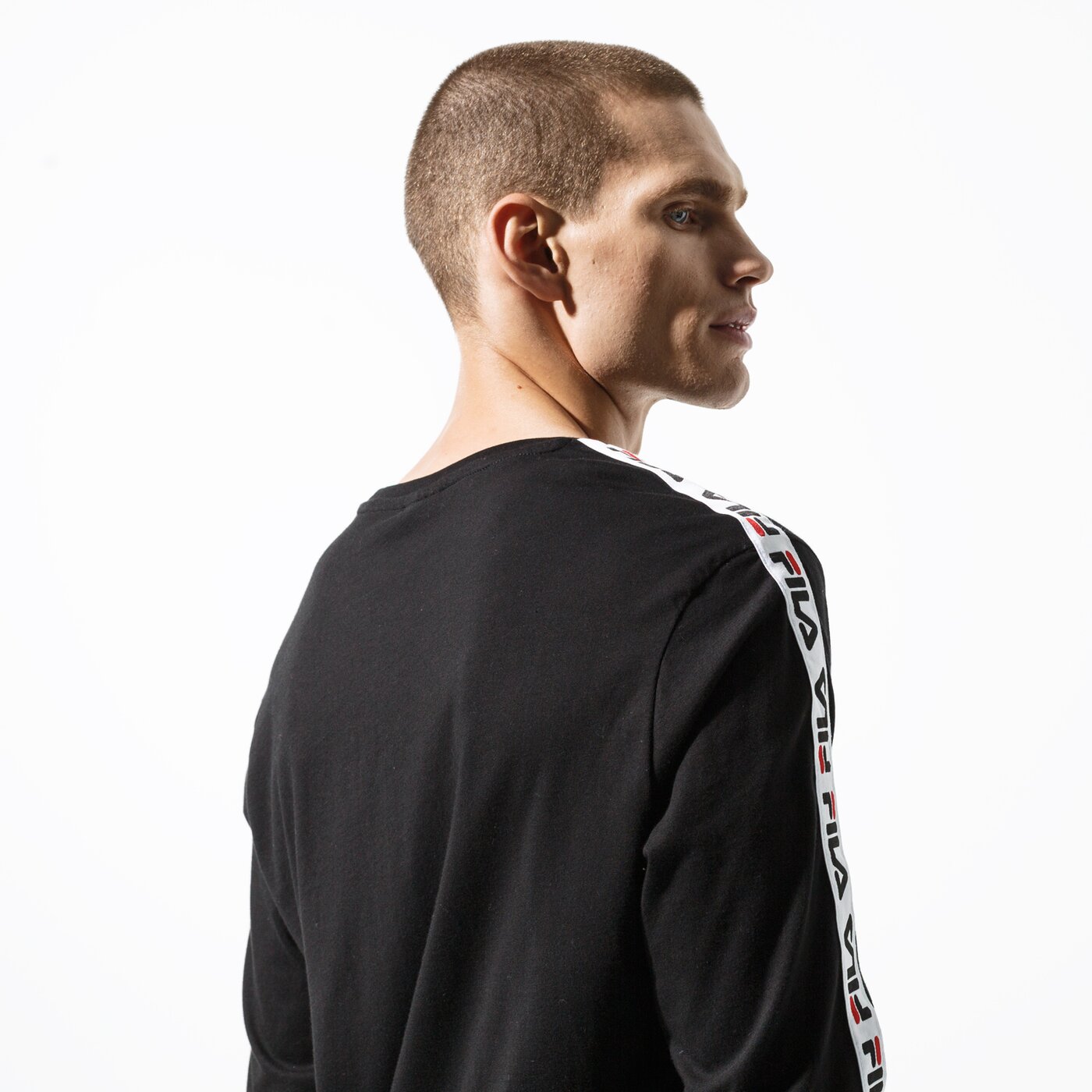 Мъжка тениска FILA ТЕНИСКА LS FABRICE LONG SLEEVE SHIRT 687234002 цвят черен