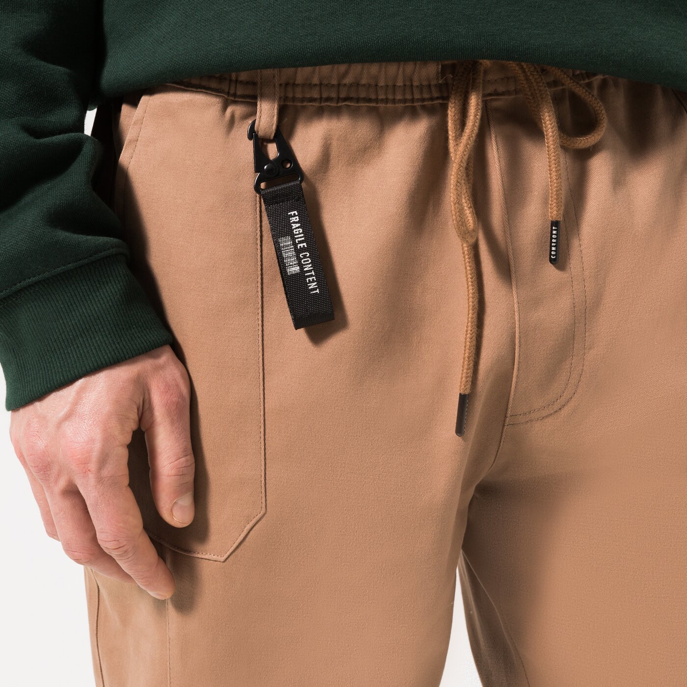 Мъжки панталони CONFRONT ПАНТАЛОНИ URBAN КАКИ cf123spm10001 цвят кафяв