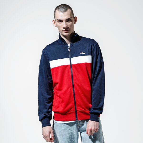 Мъжки суичър FILA СУИТЧЪР СЪС ЗАКОПЧАВАНЕ SANGA TRACK JACKET 687476g06 цвят тъмносин