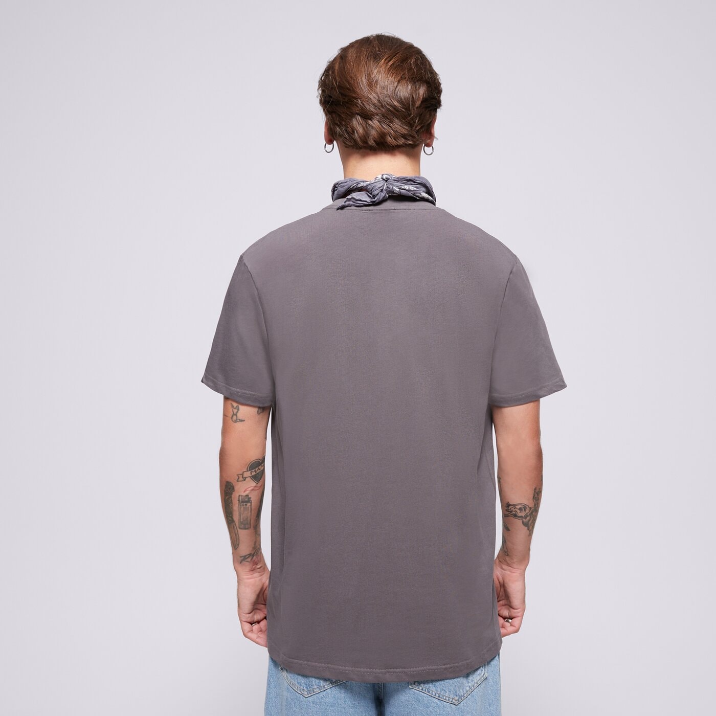 Мъжка тениска PROSTO  ТЕНИСКА ESSENTIAL GRAPHITE kl242mtee1223 цвят сив