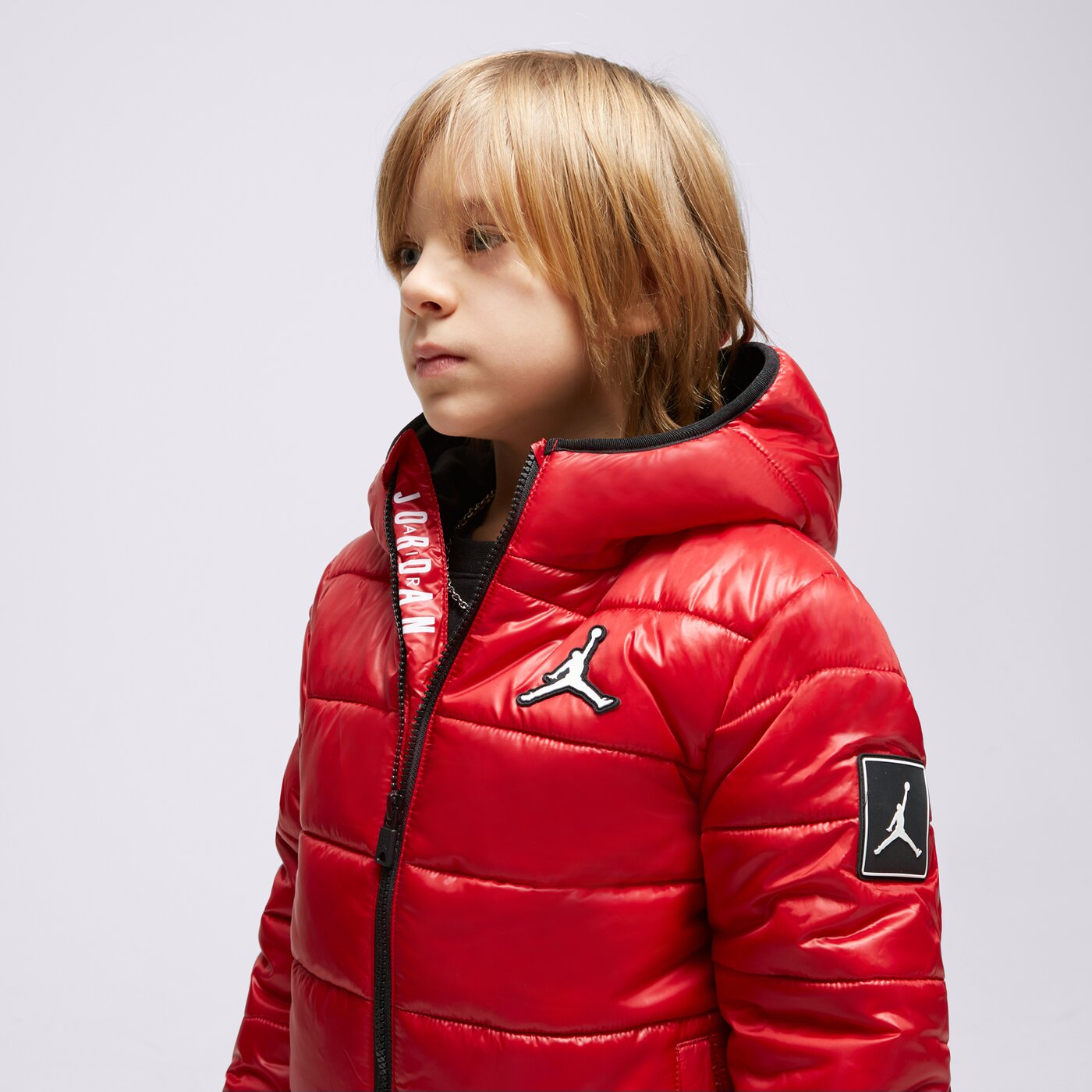 Детска преходно яке JORDAN ЯКЕ ЗИМНО JDB MW DOWN JKT BOY 95c441-r78 цвят червен