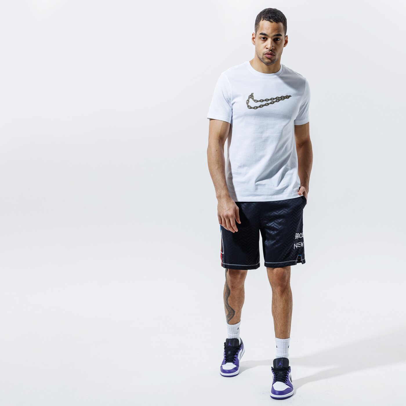 Мъжка тениска NIKE ТЕНИСКА M NK MEM CTY F SWOOSH SS TEE db5953-100 цвят бял