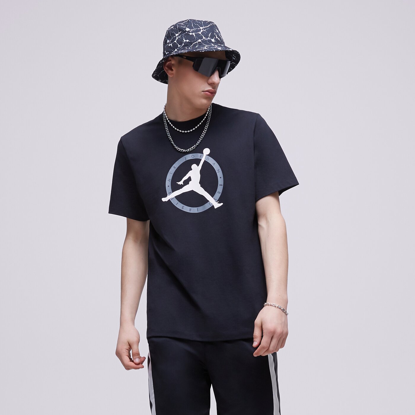 Мъжка тениска JORDAN ТЕНИСКА M J FLT MVP SS CREW dv8436-010 цвят черен