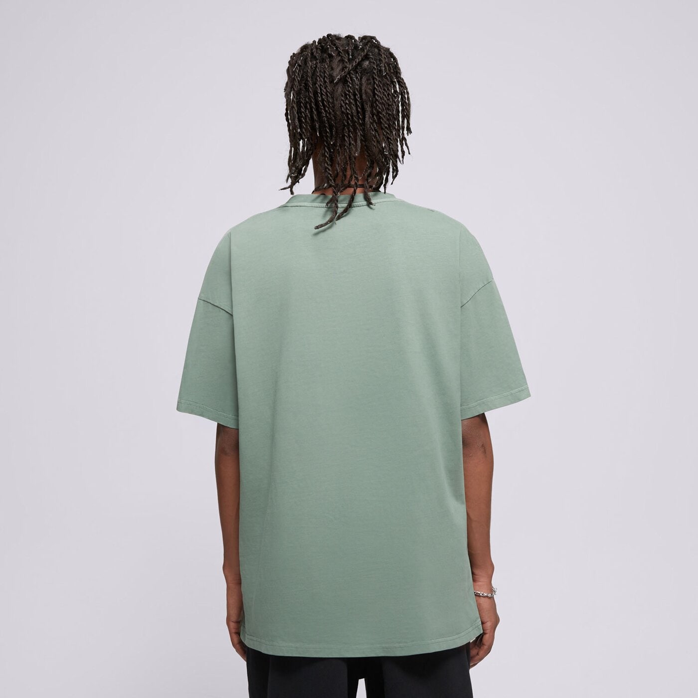 Мъжка тениска PROSTO  ТЕНИСКА BLAC WASHED GREEN kl241mtee123x цвят зелен