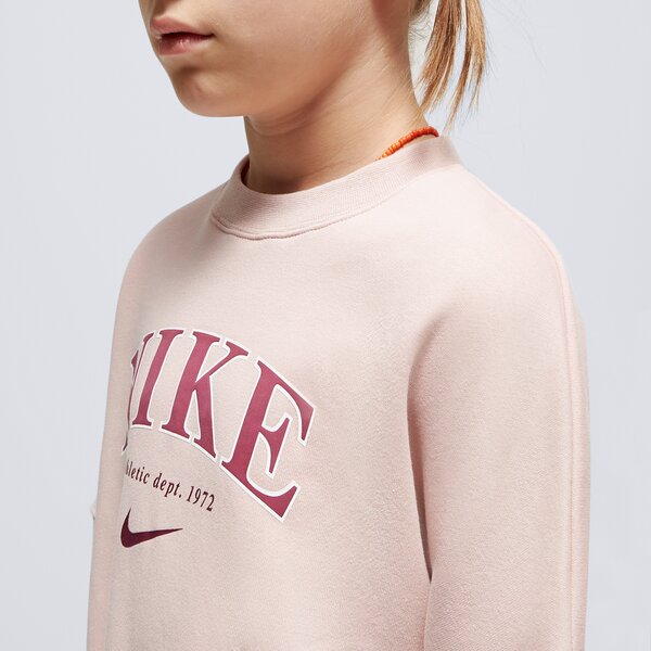 Детски суичър NIKE СУИТЧЪР G NSW TREND FLC CREW fd0885-601 цвят розов