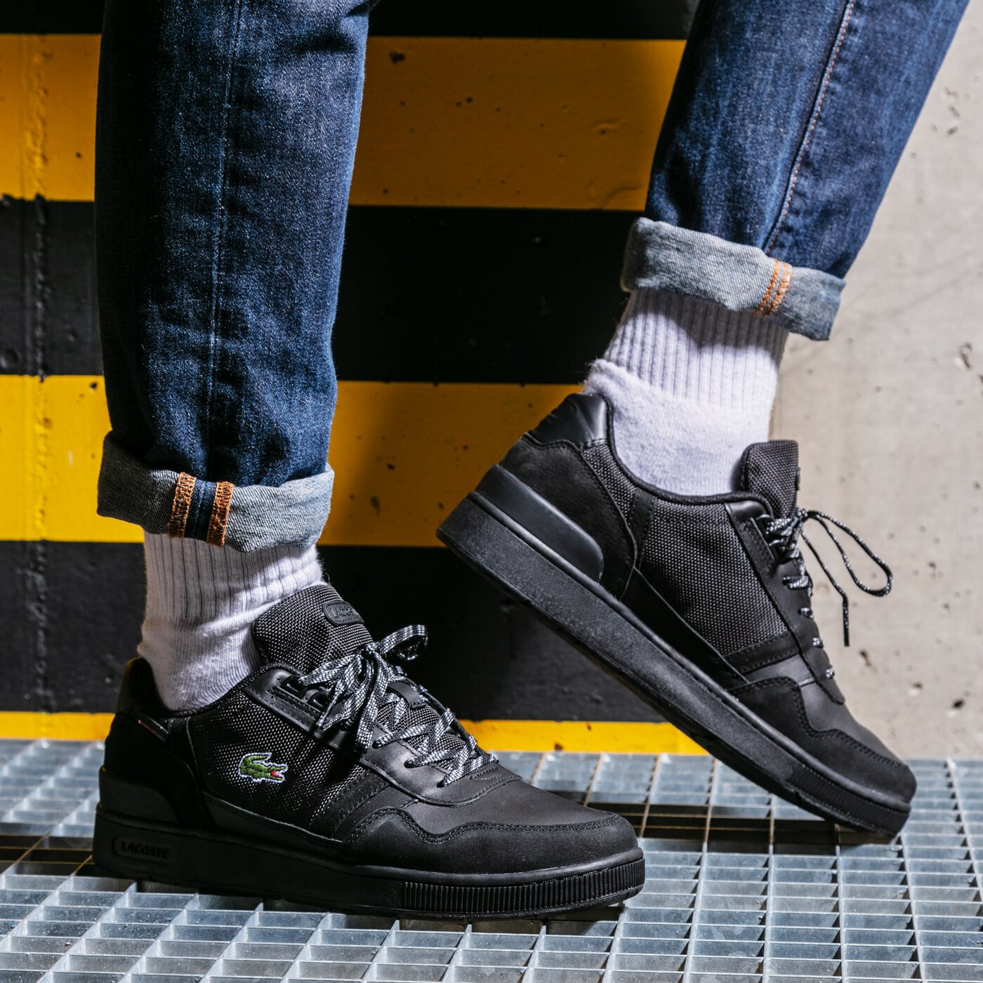 Мъжки маратонки LACOSTE T-CLIP 0321 1 SMA 742sma004602h цвят черен