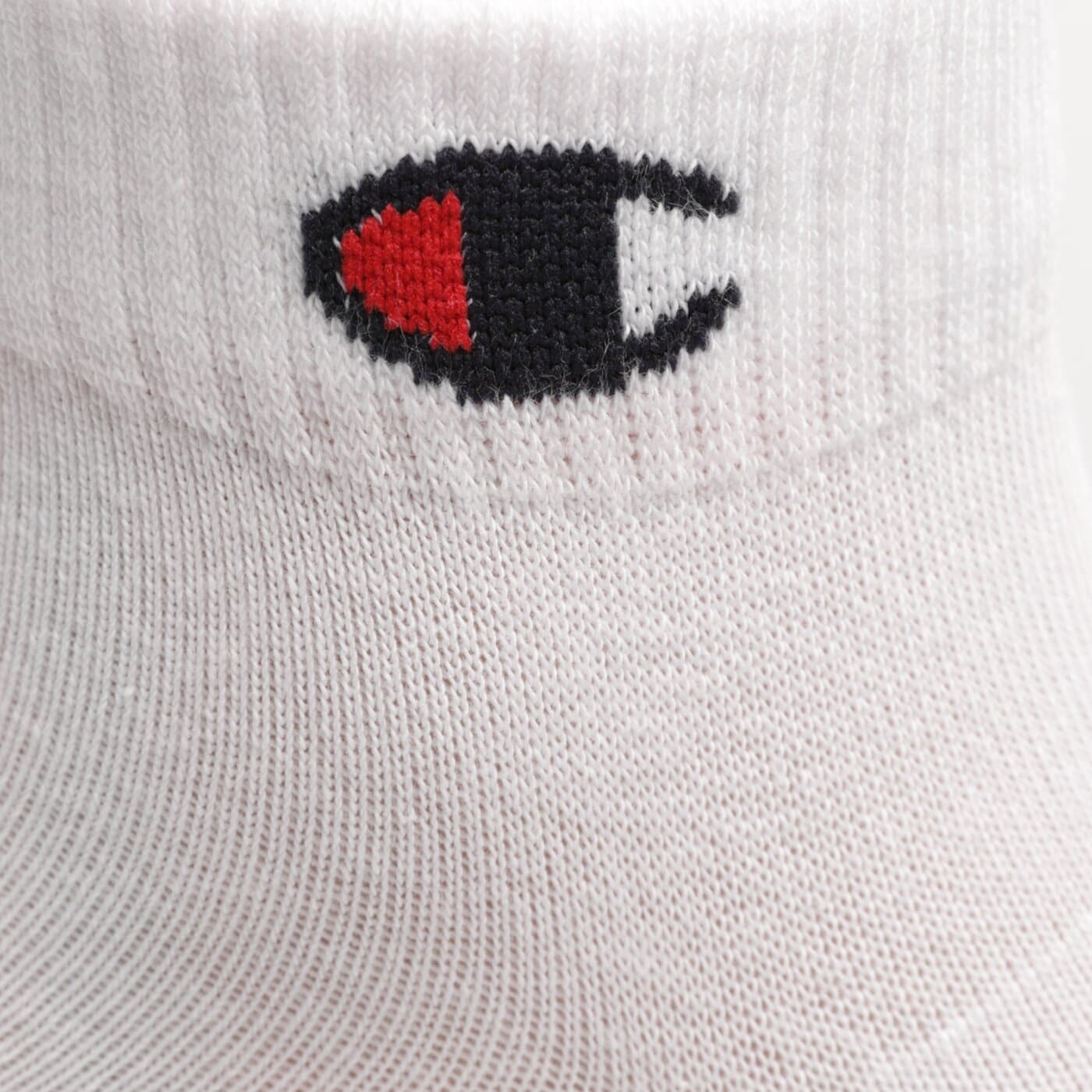 Дамски чорапи CHAMPION ЧОРАПИ 3PK QUARTER u20099ww001 цвят бял