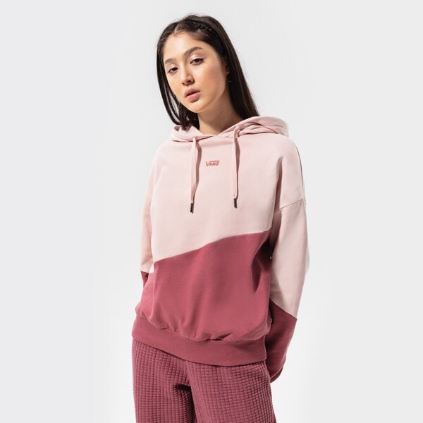 Дамски суичър VANS СУИТЧЪР С КАЧУЛКА BLOCKED OFF HOODIE vn0a5lkkyrr1 цвят розов