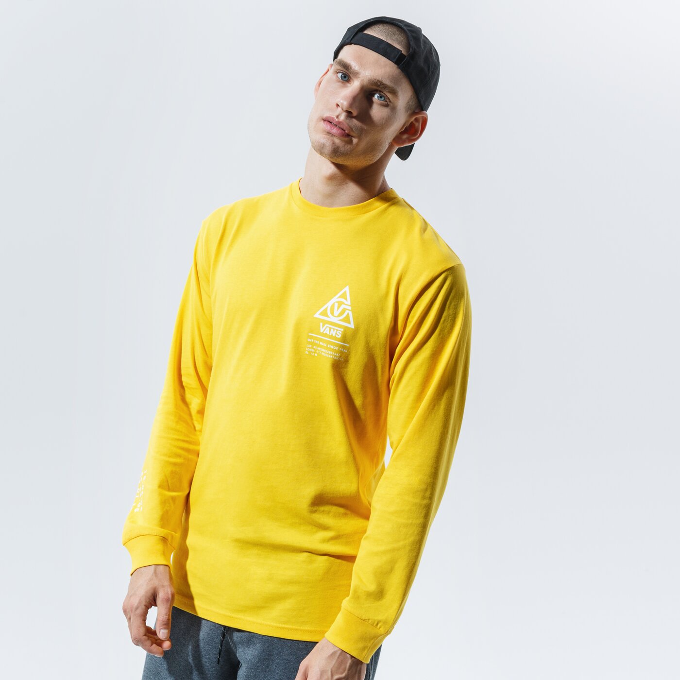 Мъжка тениска VANS ТЕНИСКА 66 SUPPLY LS vn0a4tut85w1 цвят жълт