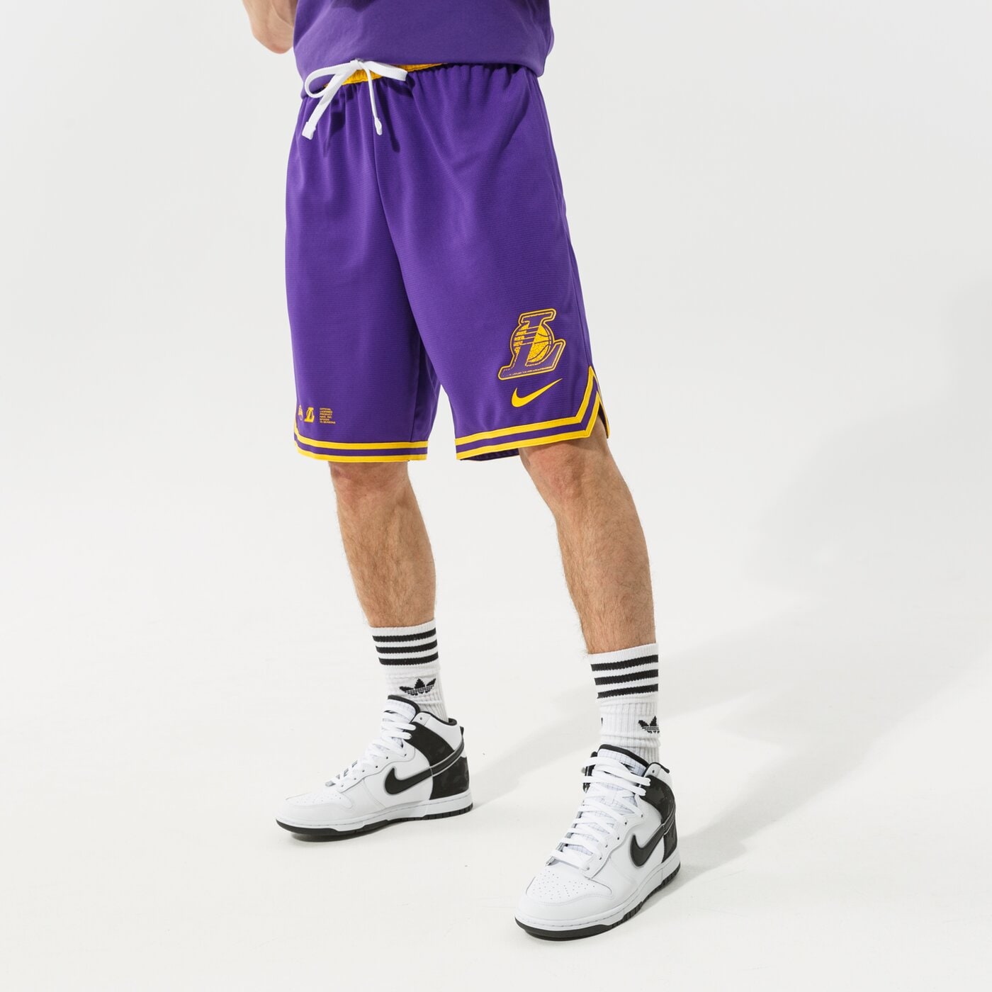 Мъжки къси панталони NIKE ШОРТИ LAL M NK DF DNA SHORT TEAM NBA dh9175-504 цвят виолетов